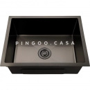 Cuba Gourmet para Cozinha Aço Inox 304 58x45cm Terena Preto