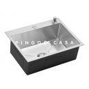 Cuba Gourmet para Cozinha Aço Inox 304 60x45cm Truká Prata