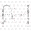 Kit Cuba Gourmet para Cozinha com Acessórios e Lixeira Aço Inox 201 57x43cm Guarani e Torneira Misturador Monocomando Munim Prata
