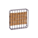 Descanso de Panela Quadrado Rattan Iron - Mimo Style