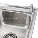 Dosador de Detergente 300ml Aço Inox 304 Pingoo.casa - Prata