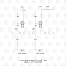 Dosador De Detergente 500Ml Capiá Alta Dourado Rose