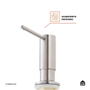 Dosador de Detergente Capiá 500ml Aço Inox 304 Pingoo.casa - Prata