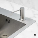 Dosador de Detergente Capiá 500ml Aço Inox 304 Pingoo.casa - Prata