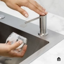 Dosador de Detergente Capiá 500ml Aço Inox 304 Pingoo.casa - Prata