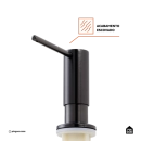 Dosador de Detergente Capiá 500ml Aço Inox 304 Pingoo.casa - Preto