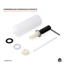 Dosador de Detergente Capiá 500ml Aço Inox 304 Pingoo.casa - Preto