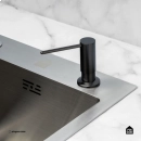 Dosador de Detergente Capiá 500ml Aço Inox 304 Pingoo.casa - Preto