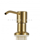 Dosador de detergente 300ml Aço Inox 304 Dourado Escovado