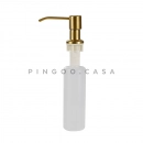 Dosador de detergente 300ml Aço Inox 304 Dourado Escovado