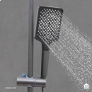 Ducha Chuveiro Modular de Parede Retangular Juruena Pingoo.casa - Grafite