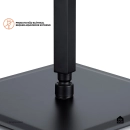 Ducha Chuveiro Quadrado de Teto 40cm com Braço de 25cm Mundaú Preto