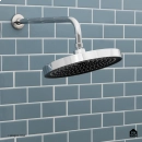 Ducha Chuveiro Redondo de Parede Paracatu Pingoo.casa - Prata