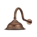 Ducha Chuveiro Redondo Retrô Inox 20cm Coari Pingoo.casa - Dourado Rose