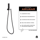 Ducha Manual Aruanã Pingoo.casa - Preto