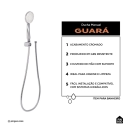 Ducha Manual Guará Pingoo.casa -  Prata