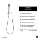 Ducha Manual Jaci Pingoo.casa - Prata