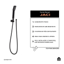 Ducha Manual Jaci Pingoo.casa - Preto