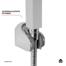 Ducha Manual Mundaú Pingoo.casa - Prata