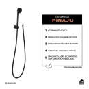 Ducha Manual Piraju Pingoo.casa - Preto