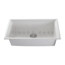 Cuba Para Cozinha Gourmet De Quartzo Com Acessórios Zoró Pingoo.casa - Branco