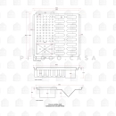 Cuba para Cozinha Gourmet com Escorredor e Tábua de Corte Awá Aço Inox 304 - Prata