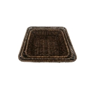 Jogo de 3 Cestos Quadrado Rattan Rustic - Mimo Style