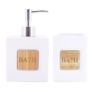 Jogo de Banheiro Bath White 2 Peças - Mimo Style