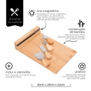 Jogo Tábua de Queijo com 4 Facas - Mimo Style
