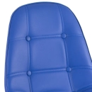 Kit 10 Cadeiras de jantar Charles Eames Eiffel Botonê Estofada - Azul