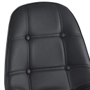 Kit 12 Cadeiras de jantar Charles Eames Eiffel Botonê Estofada – Preto