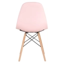 Kit 12 Cadeiras de jantar Charles Eames Eiffel Botonê Estofada - Rosa