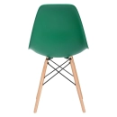 Kit 14 Cadeiras de jantar Charles Eames Eiffel DSW em Polipropileno - Verde escuro