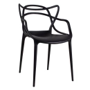 Kit 14 Cadeiras de jantar Master Allegra Design Moderno em Polipropileno - Preto