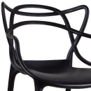 Kit 16 Cadeiras de jantar Master Allegra Design Moderno em Polipropileno - Preto