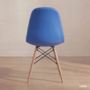 Kit 2 Cadeiras de jantar Charles Eames Eiffel Botonê Estofada - Azul
