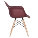 Kit 2 Cadeiras de jantar Charles Eames Eiffel DAW em Polipropileno - Marrom