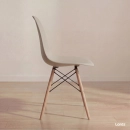 Kit 2 Cadeiras de jantar Charles Eames Eiffel DSW em Polipropileno - Nude