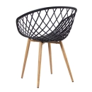 Kit 2 Cadeiras de jantar Clarice Nest + 4 cadeiras de jantar Clarice Cloe - Preto
