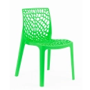 Kit 2 Cadeiras de jantar Gruvyer com design contemporâneo e anatômico - Verde Claro