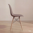 Kit 4 Cadeiras de jantar Charles Eames Eiffel DSW em Polipropileno - Fendi
