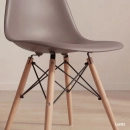 Kit 4 Cadeiras de jantar Charles Eames Eiffel DSW em Polipropileno - Fendi
