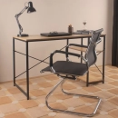 Kit 4 Cadeiras Tela para Escritório com Base Fixa - Preto