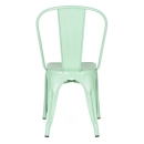 Kit 8 Cadeiras de jantar Iron Tolix com design industrial – Verde Claro