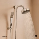 Kit Chuveiro Autolimpante Redondo de Parede Mauá com Desviador Mundaú e Ducha Manual Jaci Pingoo.casa - Prata