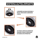 Kit Chuveiro Autolimpante Redondo de Parede Longo Mauá com Desviador Mundaú e Ducha Manual Aruanã Pingoo.casa - Prata