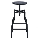 Kit com 2 Banquetas giratórias industriais Turner - Preto
