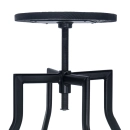Kit com 2 Banquetas giratórias industriais Turner - Preto