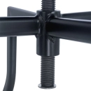 Kit com 2 Banquetas giratórias industriais Turner - Preto