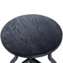 Kit com 2 Banquetas giratórias industriais Turner - Preto